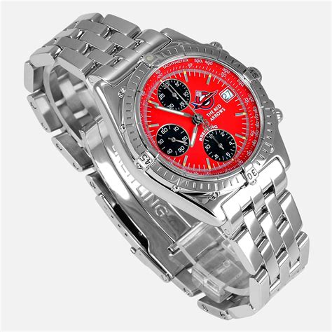 breitling red arrows limited edition chrono watch|breitling chronomat red.